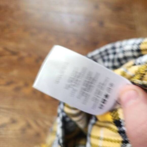 NWT Veronica Beard Fraser Plaid Pants Checked Flare Trouser Yellow Size 2 - Picture 6 of 7